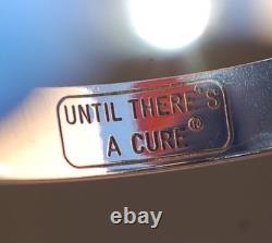 Vintage 1980s Sterling Silver bracelet 8mm wide Italy made adjustable