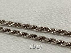 Vintage 925 Sterling Silver WOMAN FIGURAL Cut Out Etched Artisan Made Pendant