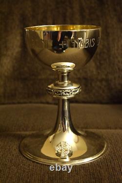 + Vintage All Sterling Silver Chalice made by Beaugrand of Montreal Canada (CU5)