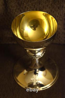 + Vintage All Sterling Silver Chalice made by Beaugrand of Montreal Canada (CU5)