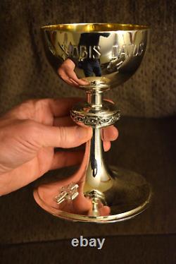 + Vintage All Sterling Silver Chalice made by Beaugrand of Montreal Canada (CU5)