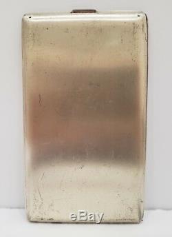 Vintage Antique Elgin Solid Sterling Silver USA Made Cigarette Case