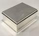 Vintage Cartier Hand Made Sterling Silver Wood Cigarette Cigar Case Box Humidor