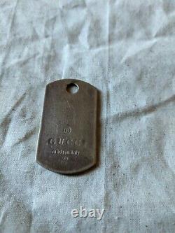 Vintage Gorgeous Sterling Silver 925 Gucci Dog Tag Pendant Made in Italy 18grams