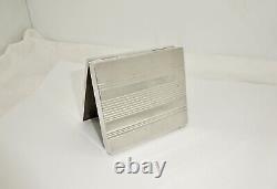 Vintage Hand Made Sterling Silver & 14k Gold Box, Clean, Unused, Tight, Se, 3 3/8
