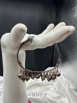 Vintage ILARIA 925 Sterling Silver Anklet Bracelet. 50 Grams. Made in Peru. See