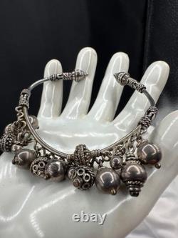 Vintage ILARIA 925 Sterling Silver Anklet Bracelet. 50 Grams. Made in Peru. See