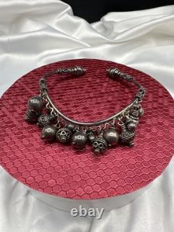 Vintage ILARIA 925 Sterling Silver Anklet Bracelet. 50 Grams. Made in Peru. See