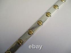 Vintage Love Bracelet Sterling Silver made in Italy Aldo Cipullo Design