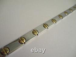 Vintage Love Bracelet Sterling Silver made in Italy Aldo Cipullo Design