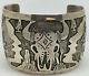 Vintage Navajo Story Teller Cuff Bracelet Sterling Becenti Hand Made Jewelry