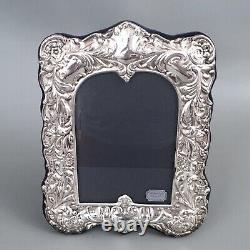 Vintage ORNATE Sterling Silver RBB Picture Frame Made in England-359g 9 x 6.5