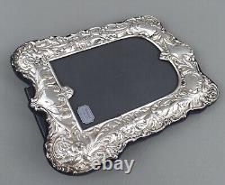 Vintage ORNATE Sterling Silver RBB Picture Frame Made in England-359g 9 x 6.5