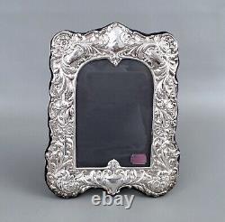 Vintage ORNATE Sterling Silver RBB Picture Frame Made in England-359g 9 x 6.5