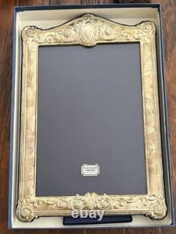 Vintage Ornate Large Sterling Silver Frame, Made In ENGLAND