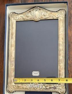 Vintage Ornate Large Sterling Silver Frame, Made In ENGLAND