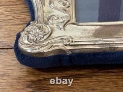 Vintage Ornate Large Sterling Silver Frame, Made In ENGLAND