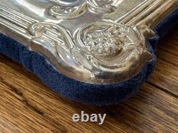 Vintage Ornate Large Sterling Silver Frame, Made In ENGLAND