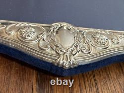 Vintage Ornate Large Sterling Silver Frame, Made In ENGLAND