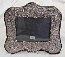 Vintage Ornate Sterling Silver Picture Frame 4 x 5 Made in England