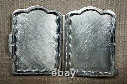 Vintage Peruvian Sterling Silver compact Double Picture Frame made by Ilaria