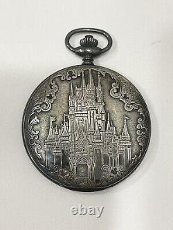 Vintage Rare Disney Pocket Watch Sterling Silver Limited Edition Swiss Made