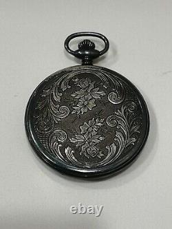 Vintage Rare Disney Pocket Watch Sterling Silver Limited Edition Swiss Made