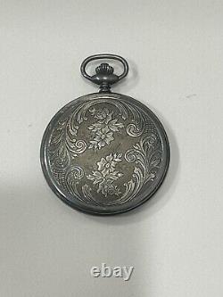 Vintage Rare Disney Pocket Watch Sterling Silver Limited Edition Swiss Made