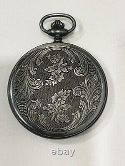 Vintage Rare Disney Pocket Watch Sterling Silver Limited Edition Swiss Made