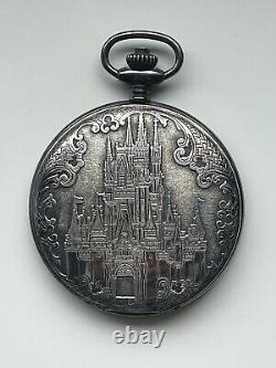 Vintage Rare Disney Pocket Watch Sterling Silver Limited Edition Swiss Made