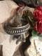 Vintage Rare Hand Made Sterling Silver 925 Twist Rope Cuff bracelet 46.1g Adjus