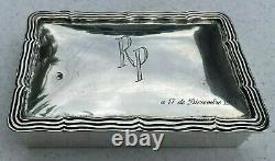Vintage Sterling Silver 925 Humidor Box Made By Sanborns Of Mexico
