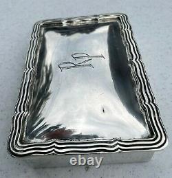 Vintage Sterling Silver 925 Humidor Box Made By Sanborns Of Mexico