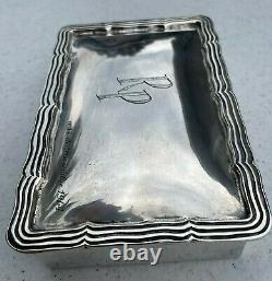 Vintage Sterling Silver 925 Humidor Box Made By Sanborns Of Mexico