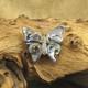 Vintage Sterling Silver Abalone Butterfly Pin Made in Mexico