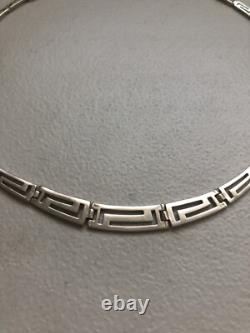 Vintage Sterling Silver Chain Necklace Made In Egypt 16.54g