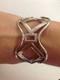 Vintage Sterling Silver Cuff Bracelet Hand-made & Very Unique