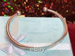 Vintage Sterling Silver Designer Signed Milor Bracelet Cuff Made In Italy