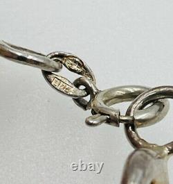 Vintage Sterling Silver Hand Made Horsebit Equestrian Chain Necklace 32