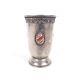 Vintage Sterling Silver Judaica Kiddush Cup by ZADOK Made in Israel 70g withStones