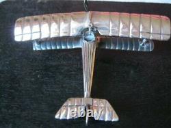 Vintage Sterling Silver MACCHI Nieuport 11 Model Airplane-Made in Italy