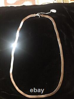 Vintage Sterling Silver chain. 925 snake made in canada 40 Grams