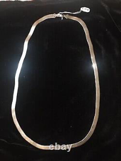 Vintage Sterling Silver chain. 925 snake made in canada 40 Grams