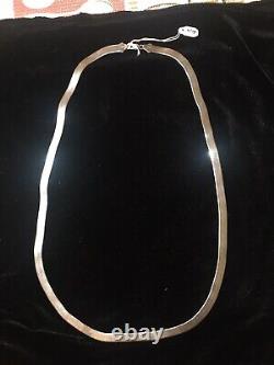 Vintage Sterling Silver chain. 925 snake made in canada 40 Grams