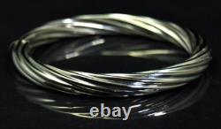 Vintage Unique Hand Made Artdeco Sterling Silver Bracelet 30 Grams