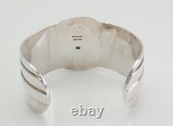 Vintage hand made Robin Kahn sterling silver modern cuff bracelet
