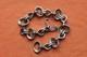 Vtg Sterling Silver Hand Made Mexico Bracelet 37.8 grams 7 1/2 Long 15mm wide