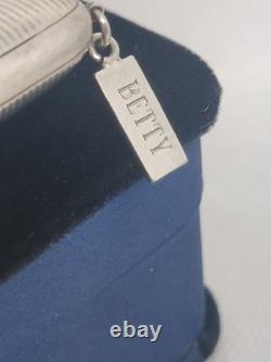 Vtg Sterling Silver Swiss Made Delmas Ermeto Style Purse/Travel Watch Running