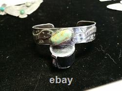WOW Pawn RARE WOW ZUNI STERLING CUFF WITH HAND MADE SNAKES. FUN FUN
