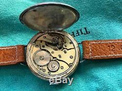 WW1 Sterling Silver Officers Trench Watch Swiss Made